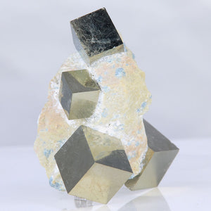 Pyrite Cube Crystal Raw Specimen Spanish