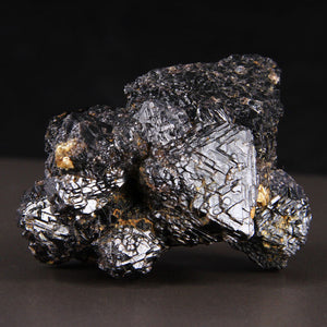 Black Spinel Etched Mogok Mineral Specimen