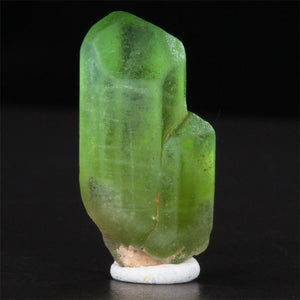Double Terminated raw Peridot Crystal Green Pakistan