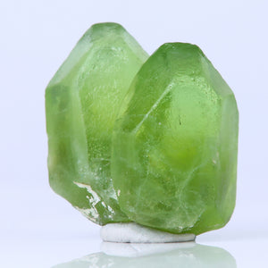 Twin Peridot Crystal Raw Green Pakistan