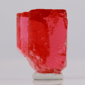 Gem quality rhodonite crystal raw mineral specimen red