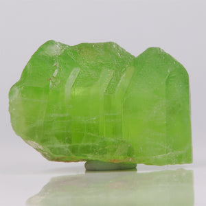 Natural raw peridot crystal mineral specimen