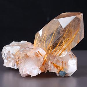 Novo Horizonte Brazil Rutilated Quartz Crystal Cluster