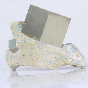 Cubic Pyrite Mineral Specimen Navajun Spain