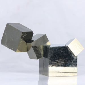 Pyrite Crystal Cluster Cubes
