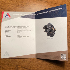 Large Black Spinel Crystal Mass 427ct