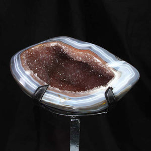 uruguay raw agate drusy geode