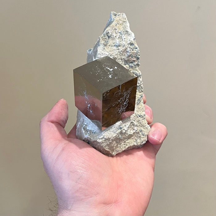 Pyrite Cube on MAtrix