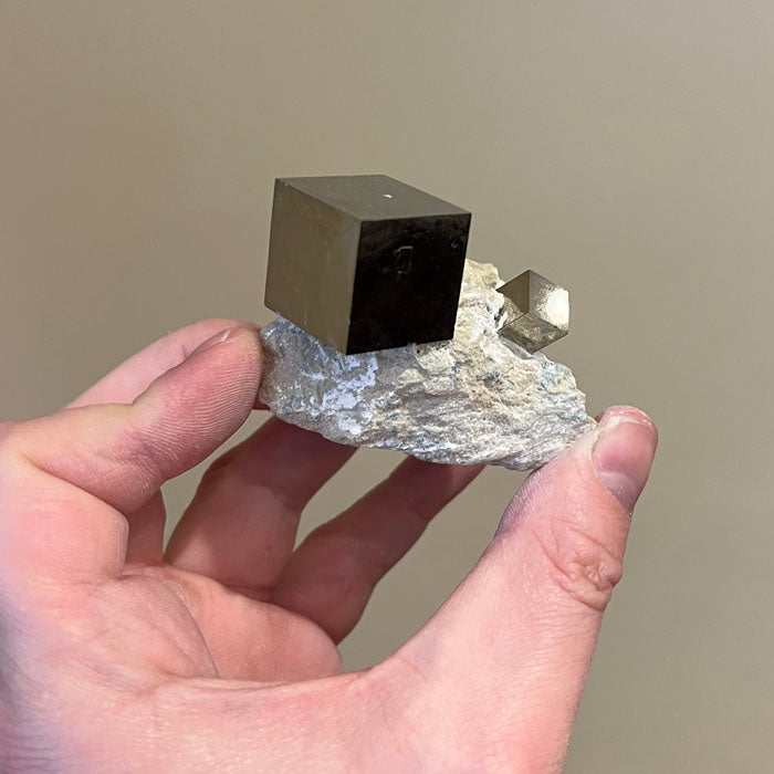 Miniature Pyrite Crystal Specimen