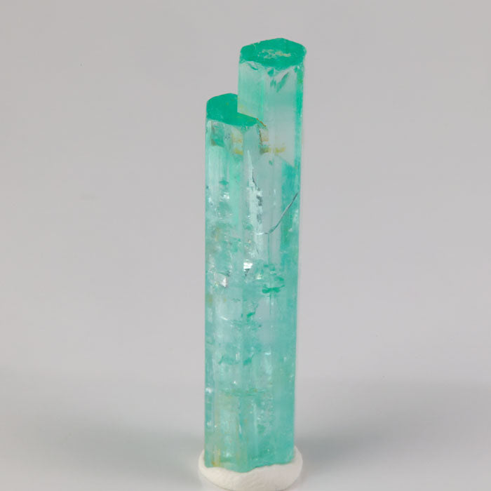 beryl crystal raw natural terminations blue green