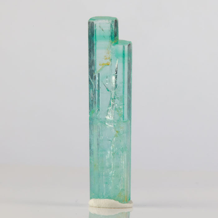 natural blue green beryl crystal