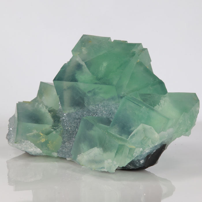 green fluorite cluster from china