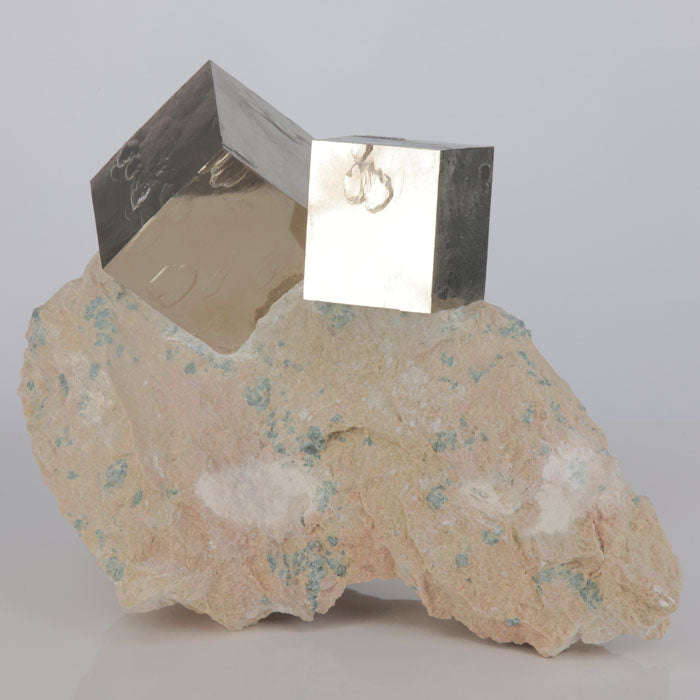 Pyrite Cubic Crystal Specimen