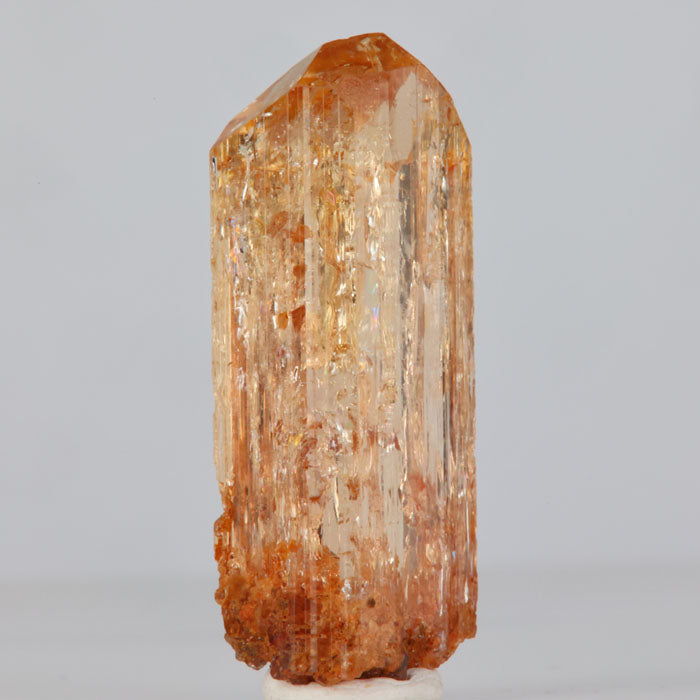 natural topaz peach color 