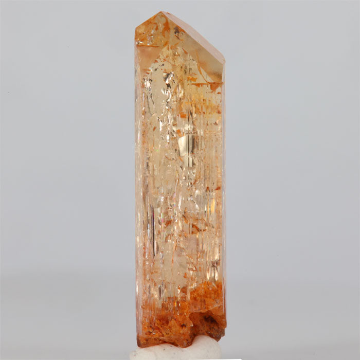 crystal specimen peach topaz