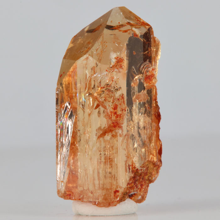 natural peach topaz crystal 