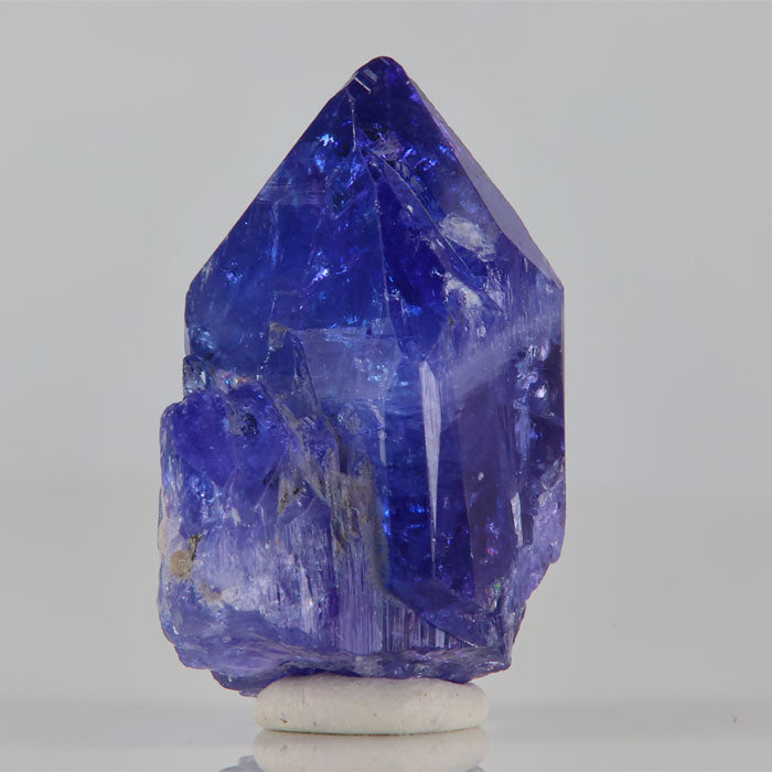 deep color raw tanzanite mineral specimen