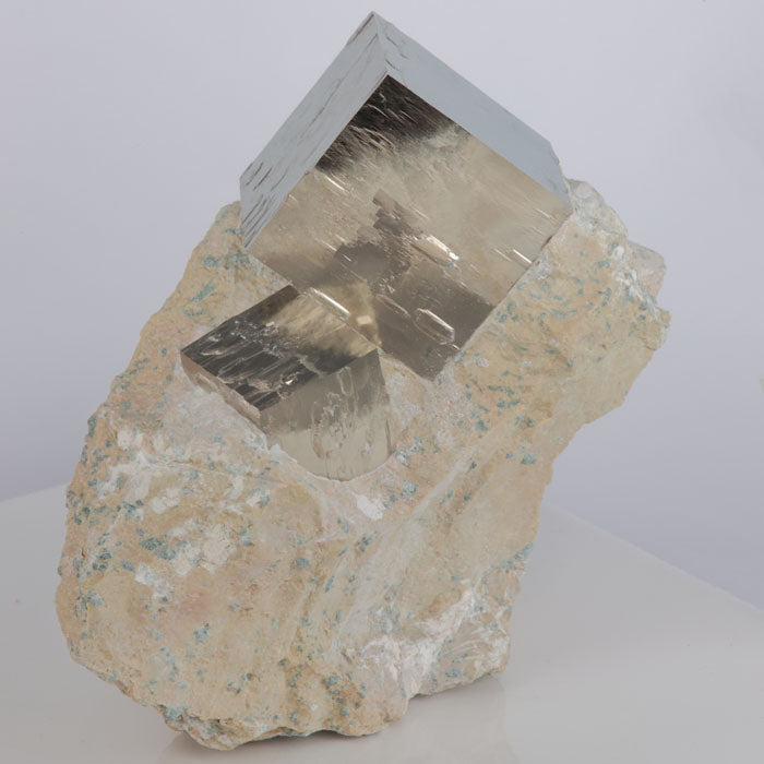 Navajun Iron Pyrite Crystal Specimen