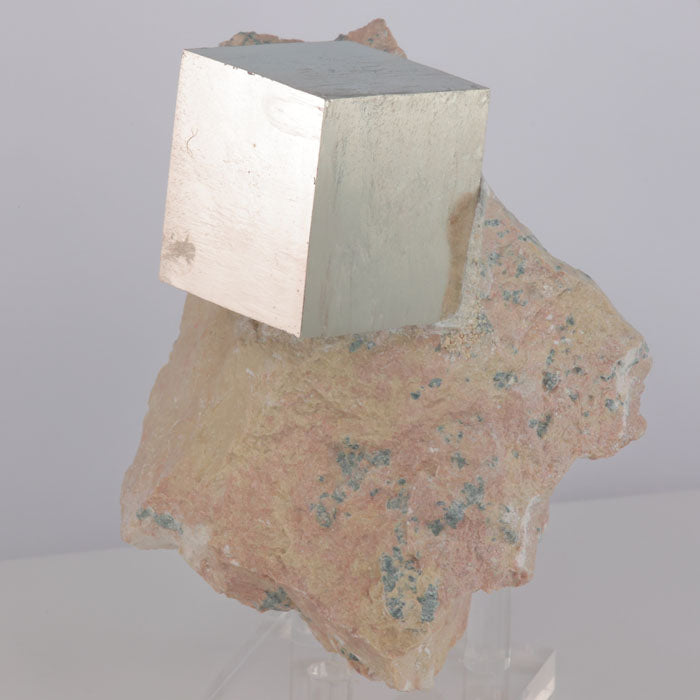 Pyrite Cube on Matrix from Spain