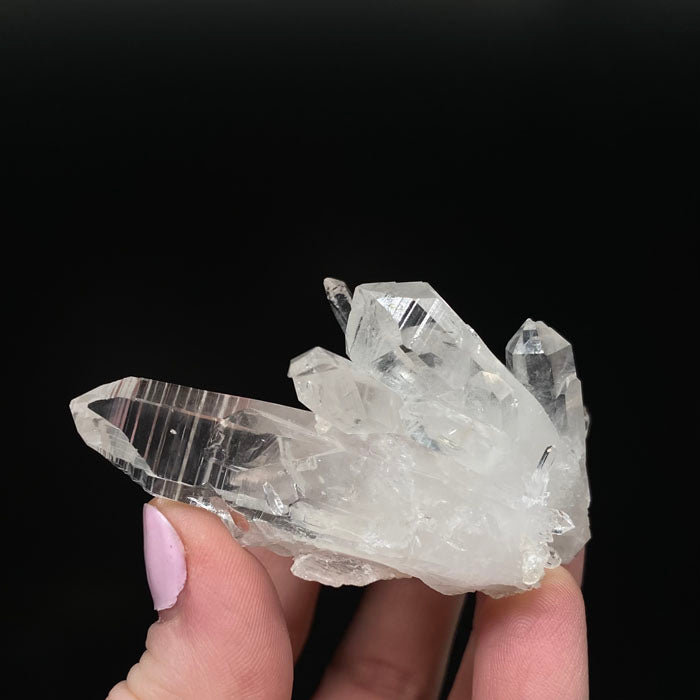natural quartz cluster aesthetic looking