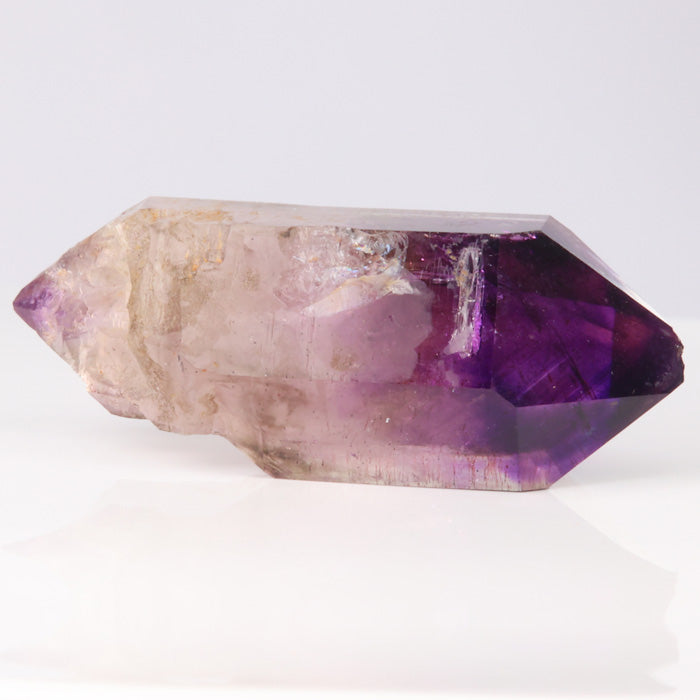 Bicolor Amethyst Crystal double Terminated