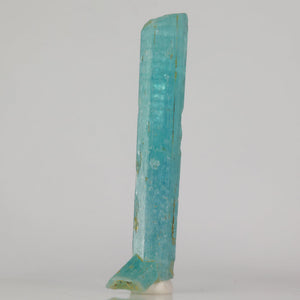 Aquamarine crystal on a white background