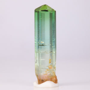 Green BiColor Tourmaline Crystal from Congo