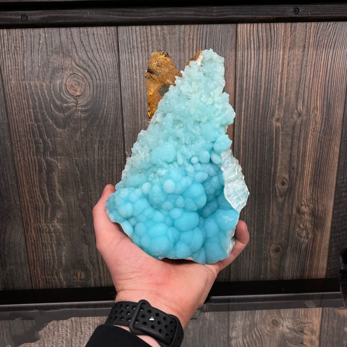 Raw Blue Aragonite Mineral Specimen
