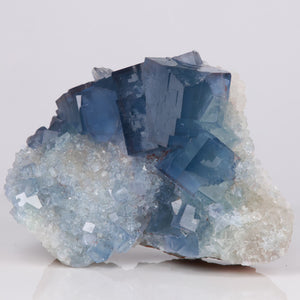 Blue Fluorite Crystal Specimen from China