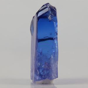 Gemmy tanzanite crystal elongated natural specimen