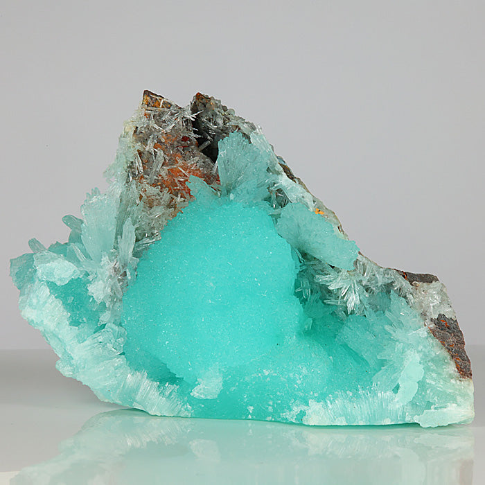 Chinese Blue Aragonite Mineral Specimen