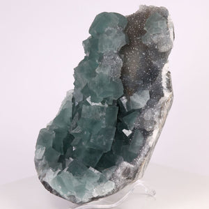 Drusy quartz and fluorite 