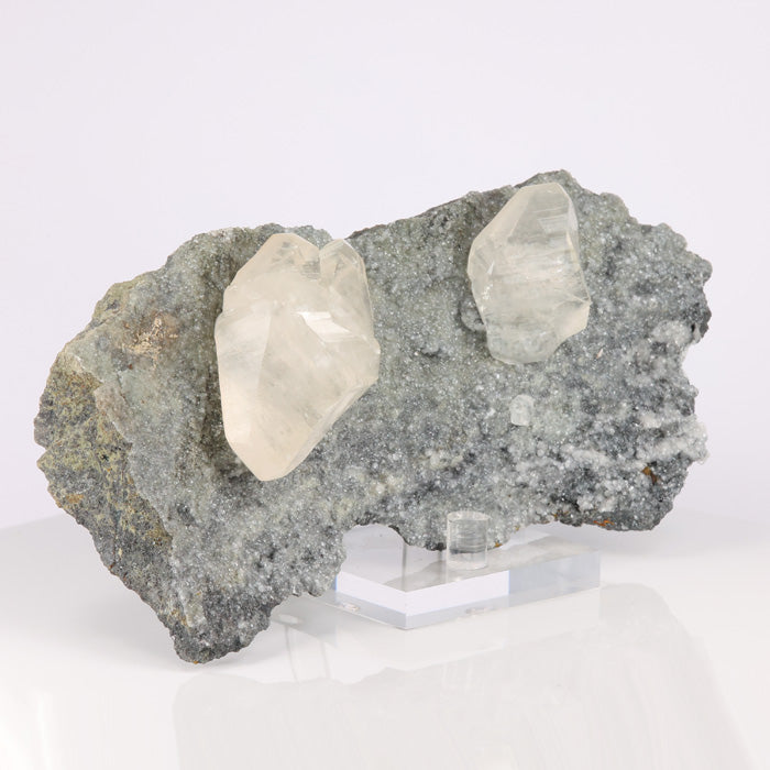 Calcite crystals on matrix