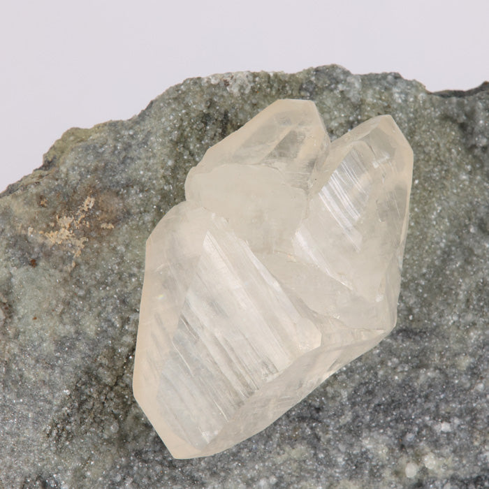 Clear Calcite Crystal on Matrix