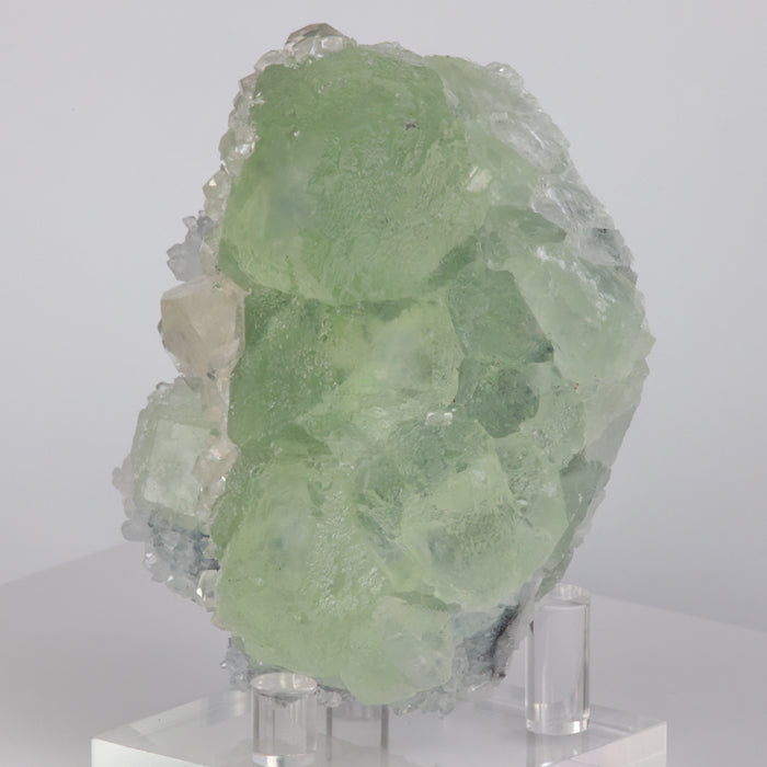 298g Fluorite From China With Quartz And Calcite