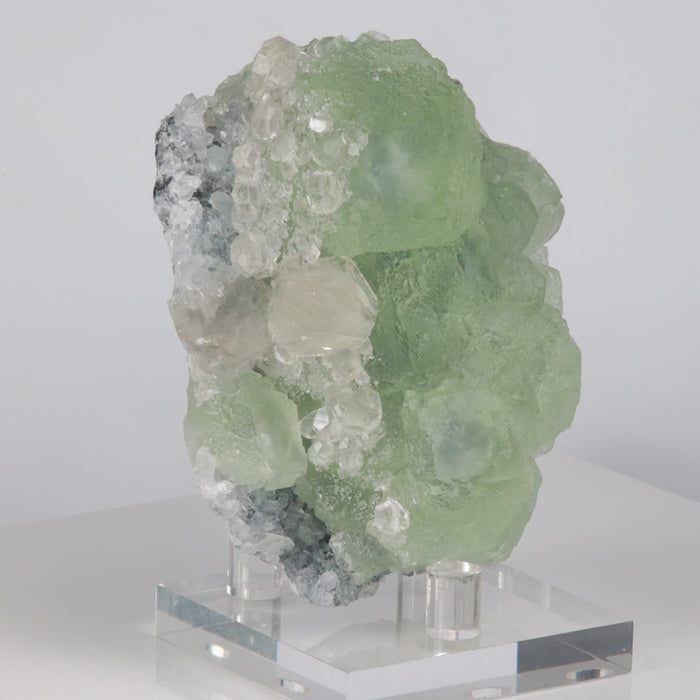 298g Fluorite From China With Quartz And Calcite