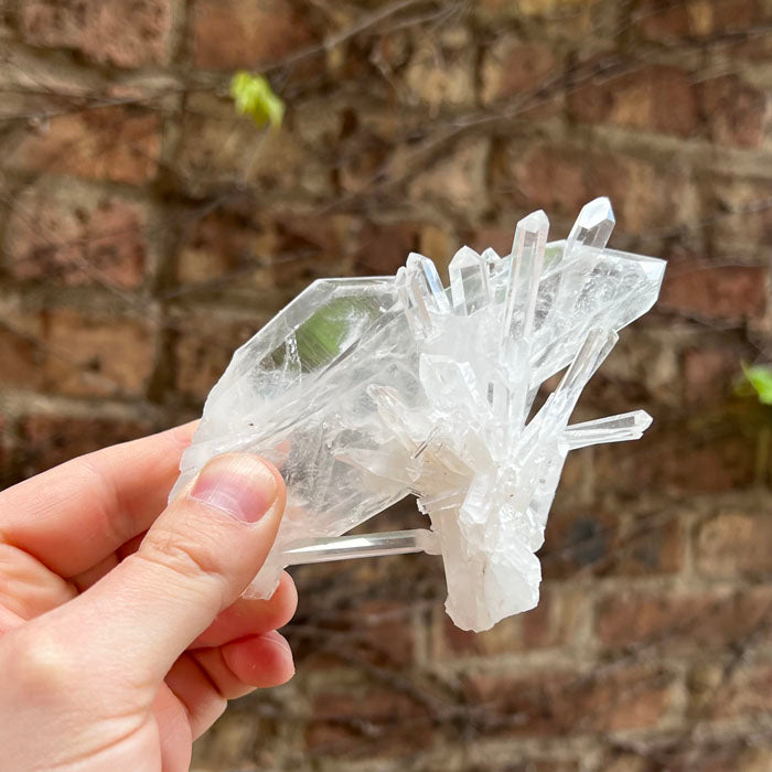 Complex Quartz Crystal Specimen
