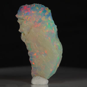 Natural Ethiopian opal display specimen colorful