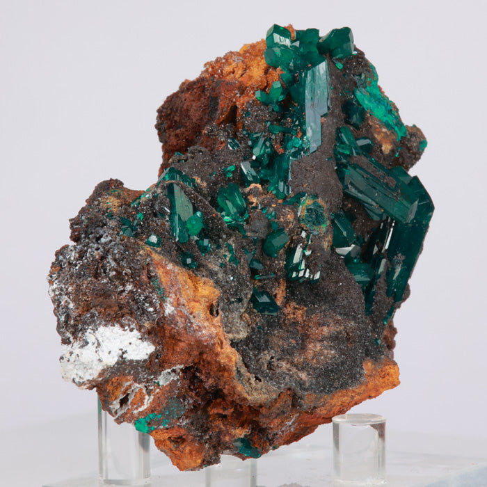 Green DIoptase on Matrix congo