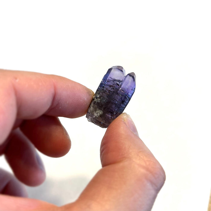Natural Unheated Purple Tanzanite Crystal