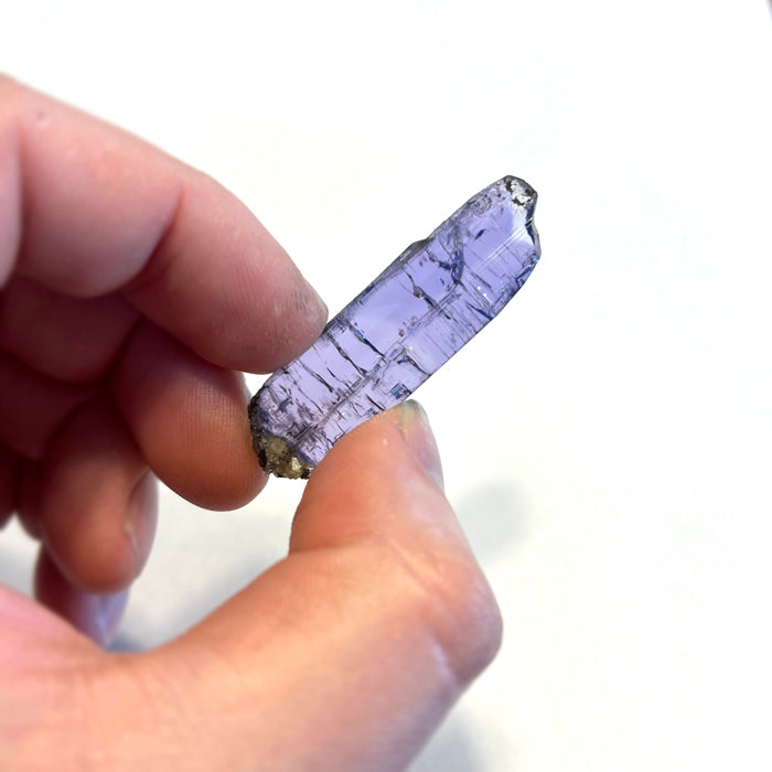 Violet Purple Large Tanzanite Crystal