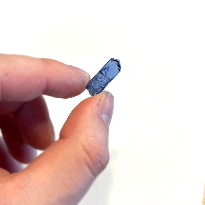 Gemmy Blue Tanzanite Raw Crystal