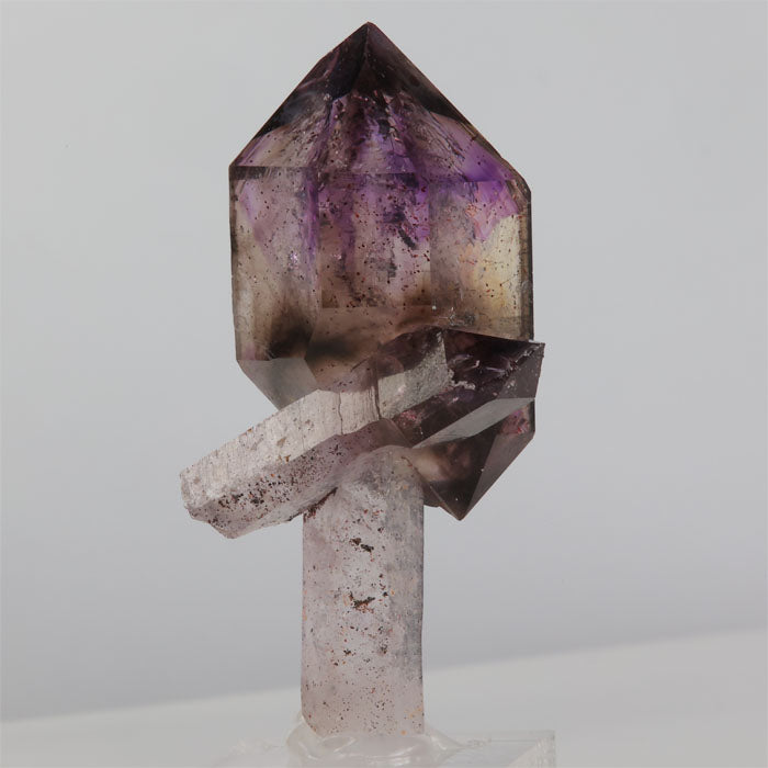 Smokey amethyst crystal mineral specimen