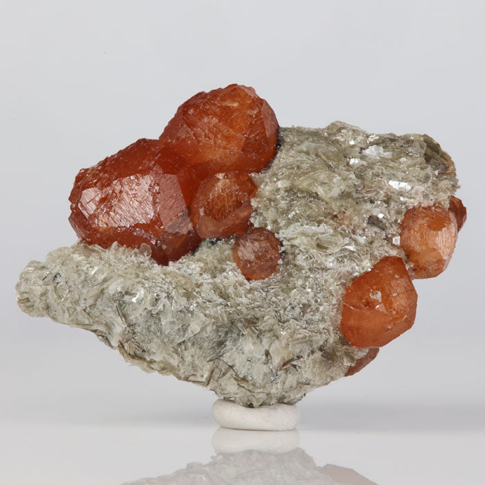 Spessartite Garnet Crystals on Mica Tanzania