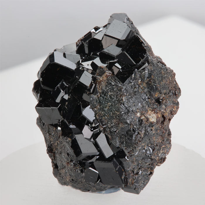 Andradite garnet crystal specimen from mexico black