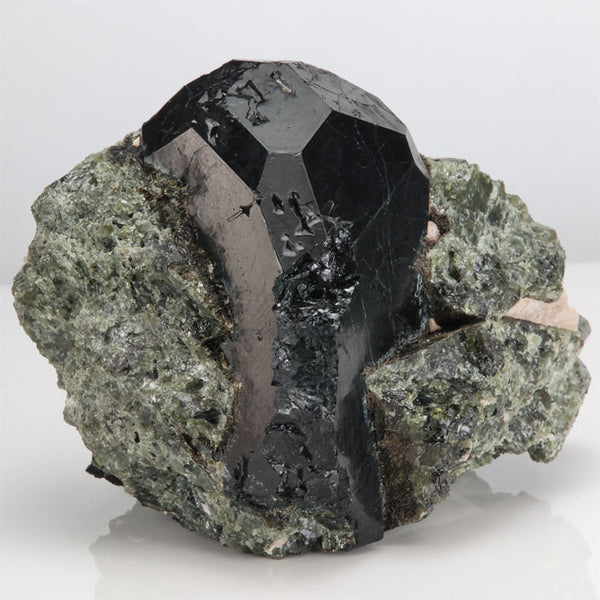 280g Large Black Spinel Crystal on Matrix - Mineral Mike