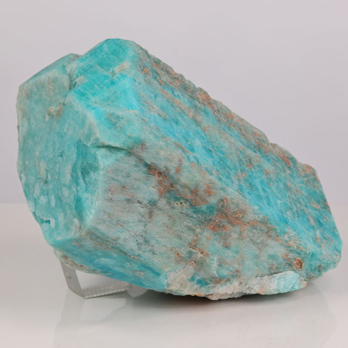 Big blue amazonite crystal specimen