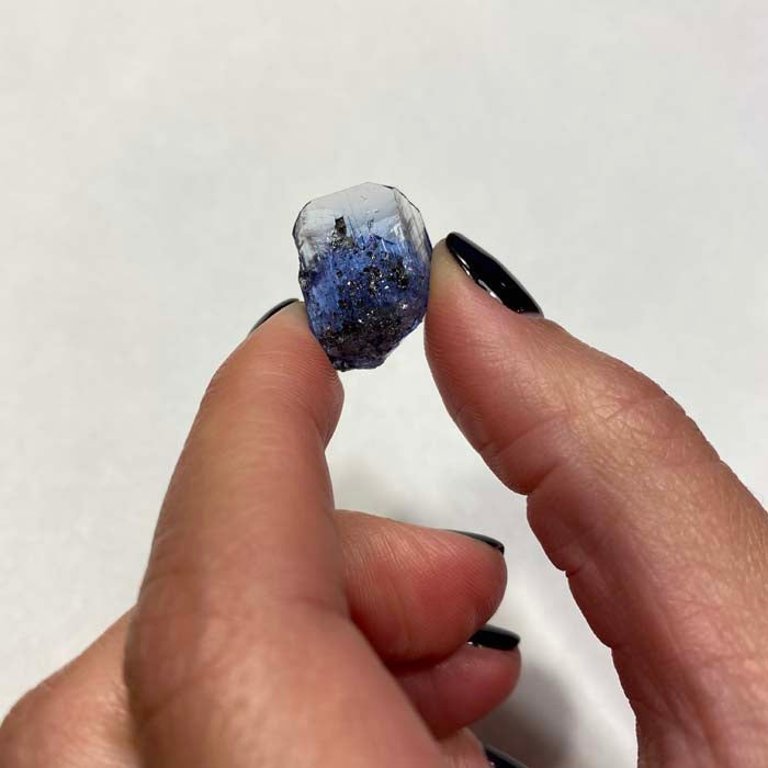 Blue Tanzanite Crystal Raw Natural