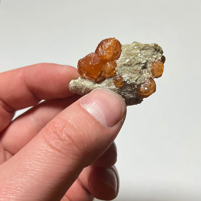 Spessartite Garnet Crystals Orange