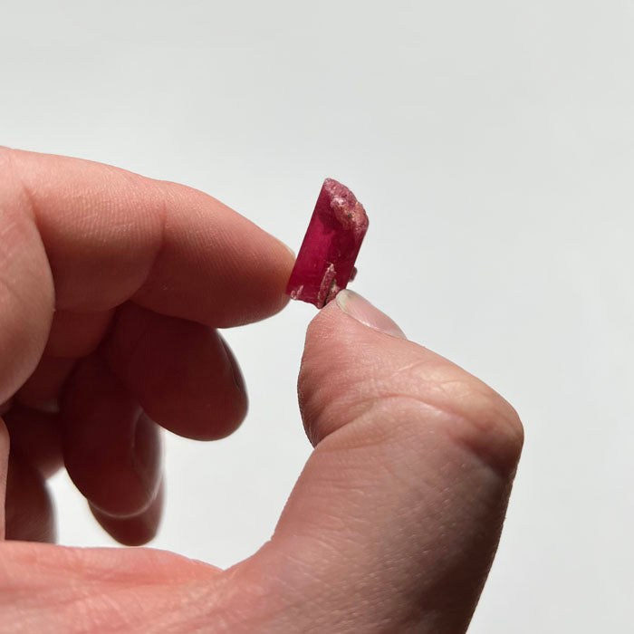 Gemmy Red Rhodonite Crystal Raw